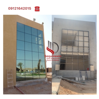 نما شیشه ای کرتین وال