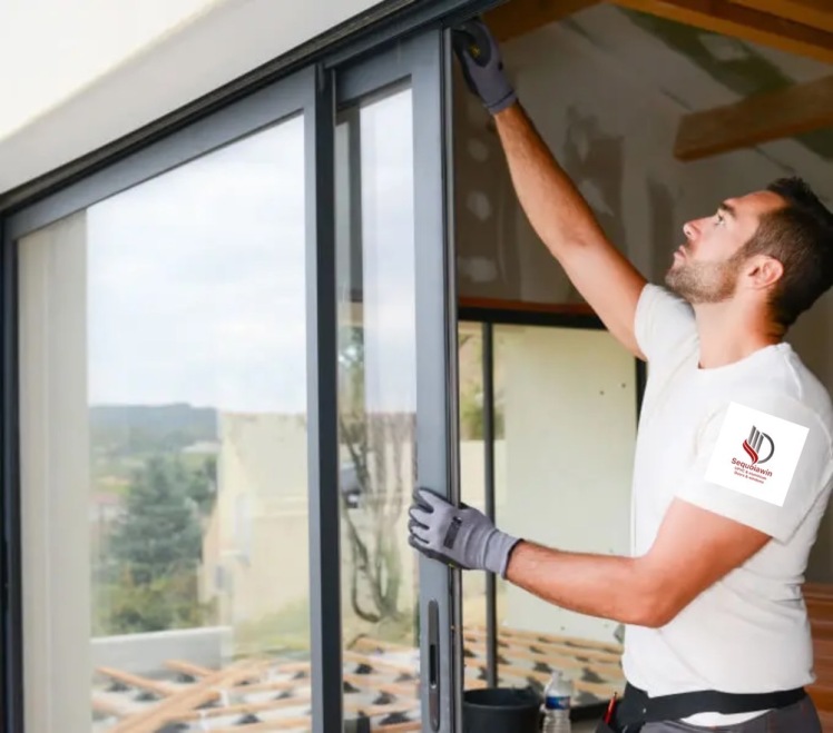 نصب پنجره دوجداره:مراحل کامل و اصولی نصب پنجره دوجدارهUPVCدر سکویاوین